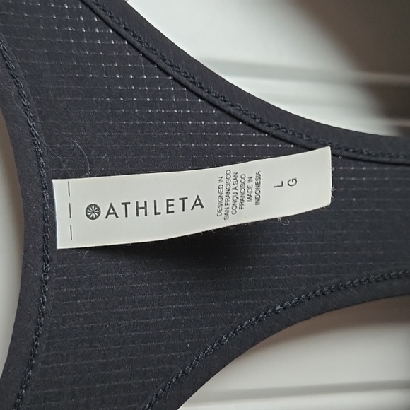 Athleta Navigate Tank Medium Black Tank Top - Picture 4 of 5